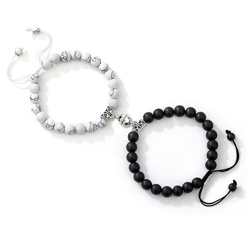 A Pair Of Magnetic Couple Bracelets - AurrixA Pair Of Magnetic Couple BraceletsAurrix