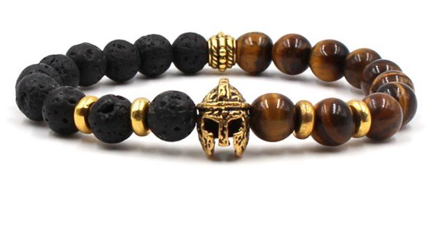 Volcanic Stone Black Lava Bracelet - AurrixVolcanic Stone Black Lava BraceletAurrix