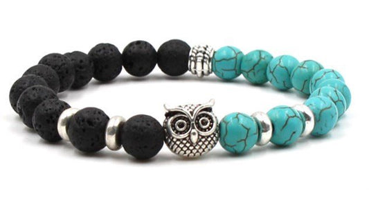 Volcanic Stone Black Lava Bracelet - AurrixVolcanic Stone Black Lava BraceletAurrix