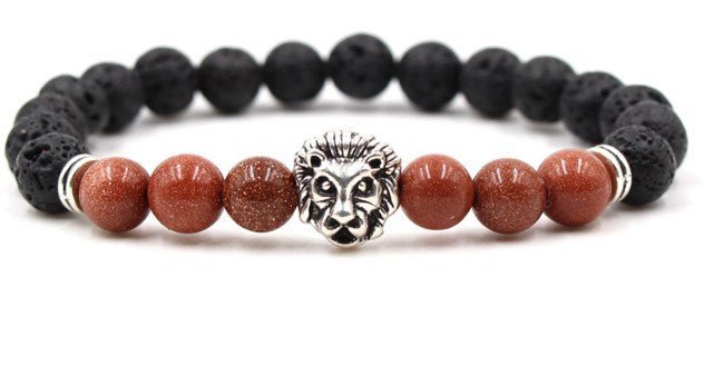 Volcanic Stone Black Lava Bracelet - AurrixVolcanic Stone Black Lava BraceletAurrix