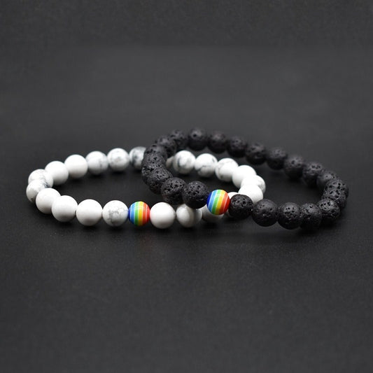 Stone Beads Couple Bracelets - AurrixStone Beads Couple BraceletsAurrix