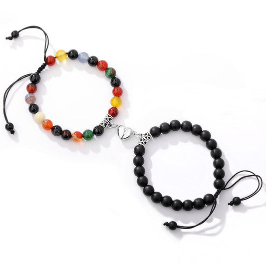 A Pair Of Magnetic Couple Bracelets - AurrixA Pair Of Magnetic Couple BraceletsAurrix