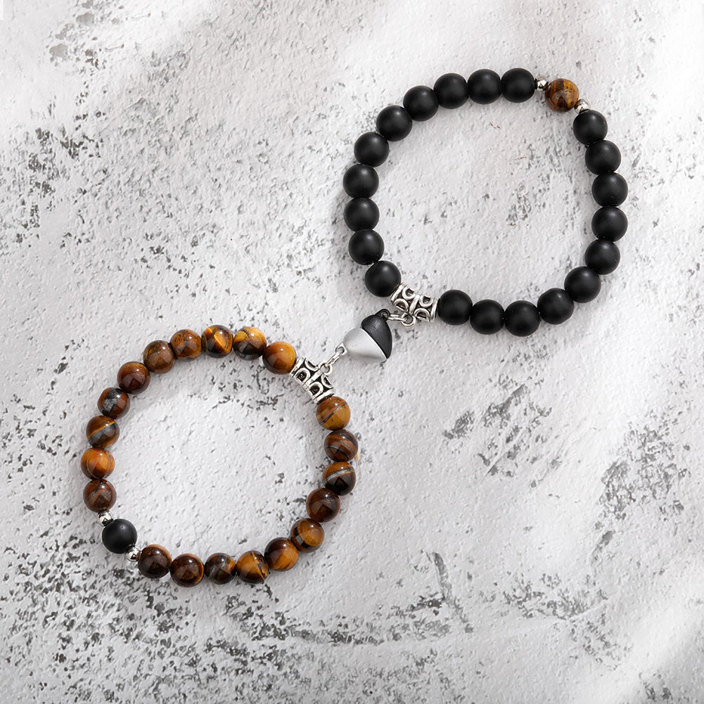 A Pair Of Magnetic Couple Bracelets - AurrixA Pair Of Magnetic Couple BraceletsAurrix